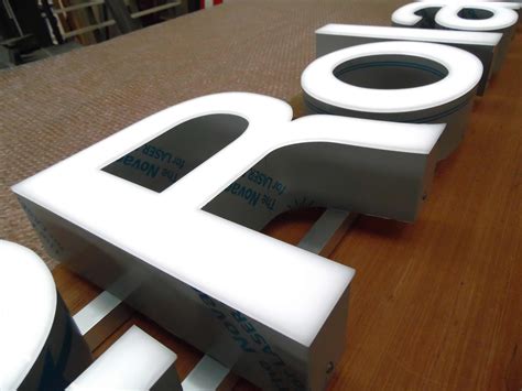 Built Up Metal Letter With Acrylic Face Signs Letters Signage
