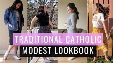 Modest Casual Lookbook 🌸traditional Catholic Outfit Ideas In 2020