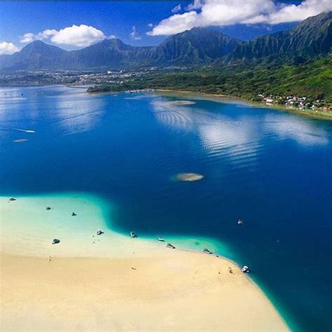 Hawaii On Instagram Kaneohe Bay And Sandbar Oahu Photo By
