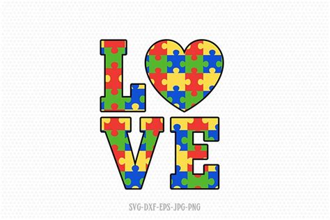 Download Autism Love svg, Autism svg, Autism awareness (515944) | Cut Files | Design Bundles