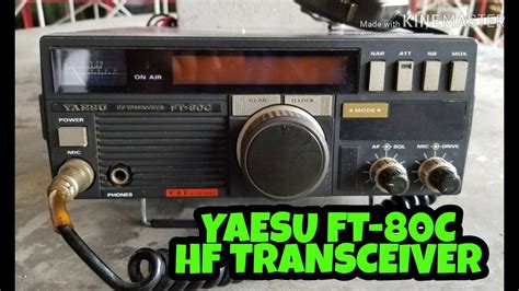 Yaesu Ft 80c Hf Transceiver Youtube