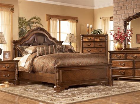 King size bedroom set cheap. Brown Leather Bedroom Furniture | Ashley bedroom furniture ...