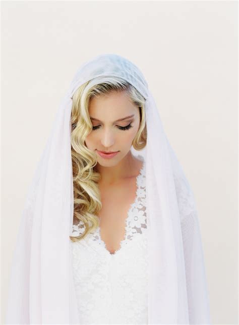 Juliet Bridal Cap Wedding Veil Blush Veil Cap Veil Bridal