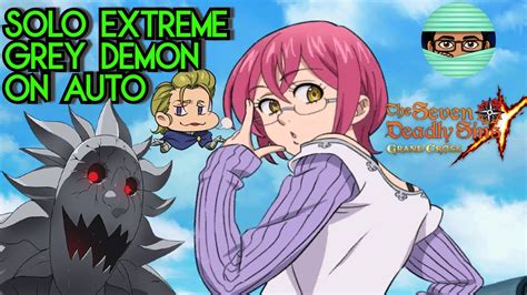 Solo Extreme Grey Demon On Auto Seven Deadly Sins Grand Cross Global