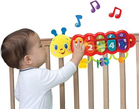 Kiddolab Lira The Caterpillar Baby Music Light Up Toy Piano 3 Months