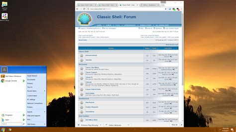 Classic Shell View Topic Show Your Desktop And Classic Shell Start Menu