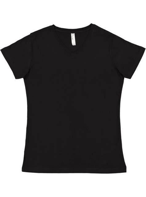 Lat 3507 Ladies V Neck Fine Jersey T Shirt Shirts T Shirts For Women V Neck T Shirt