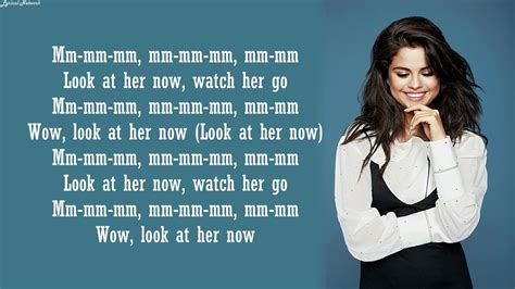 Selena Gomez Look At Her Now Lyrics YouTube