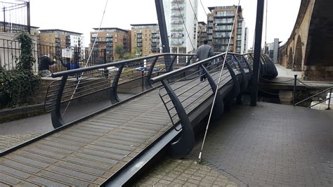 Minimum height after maintenance overlays. The Happy Pontist: London Bridges: 43. Limehouse Basin Footbridge