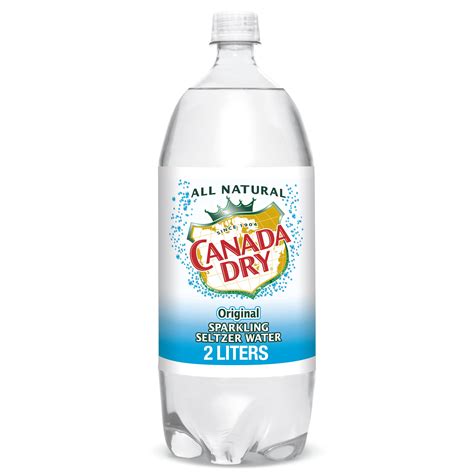 Canada Dry Original Sparkling Seltzer Water 2 L Bottle