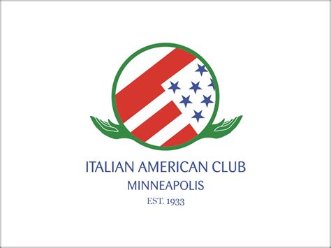 Masculine Bold Club Logo Design For Italian American Club Of
