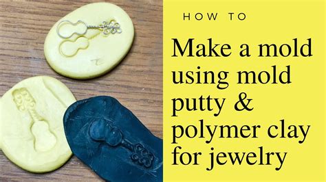 How To Make A Mold With 2 Part Putty And Polymer Clay Youtube