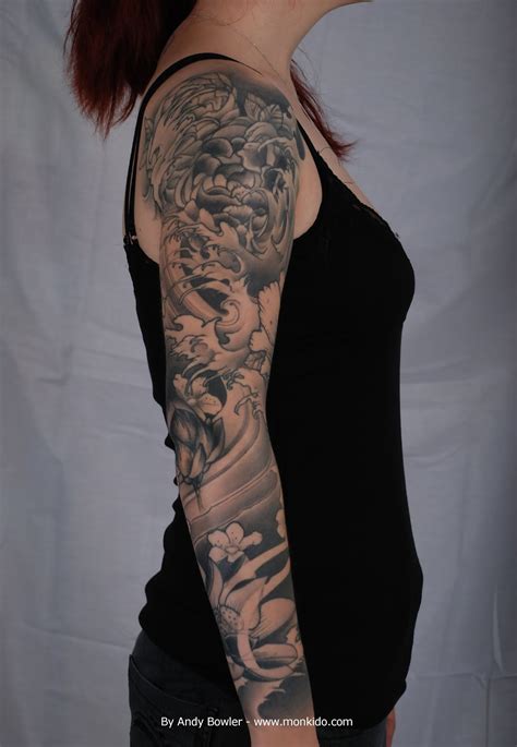 Horrifiying black and grey twisted tree tattoo by rob borbas, made at rooklet ink in budapest, hungary. Monki Do Tattoo Studio: Custom Japanese Sleeve by Andy ...