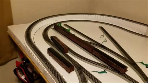 Test Run On The Under Bachmann Ez Track 4x8 Ho Layout Youtube