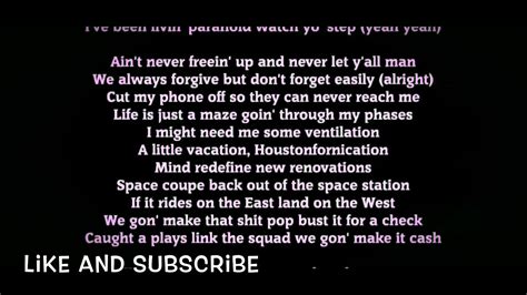 Travis Scott Houstonfornication Official Lyrics Astroworld Youtube