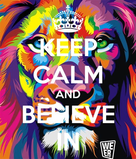 Keep Calm And Believe In Poster Taylor Keep Calm O Matic