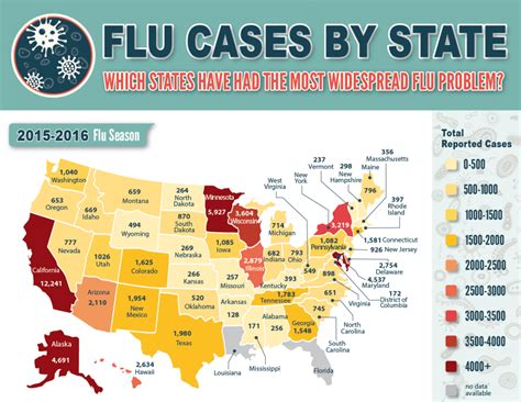 More than 8 percent of all deaths in the u.s. Which States Have Had the Most Widespread Flu Problem ...