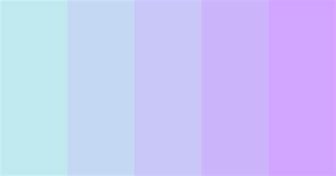 Pastel Blue Purple Gradient Color Scheme Blue