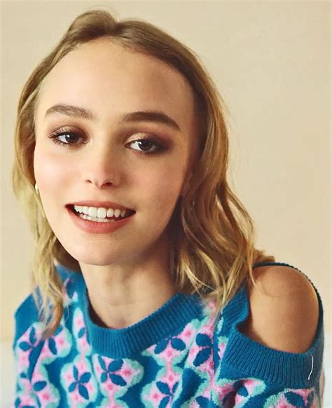 Lily Rose Depp Smile Home And Garden Reference