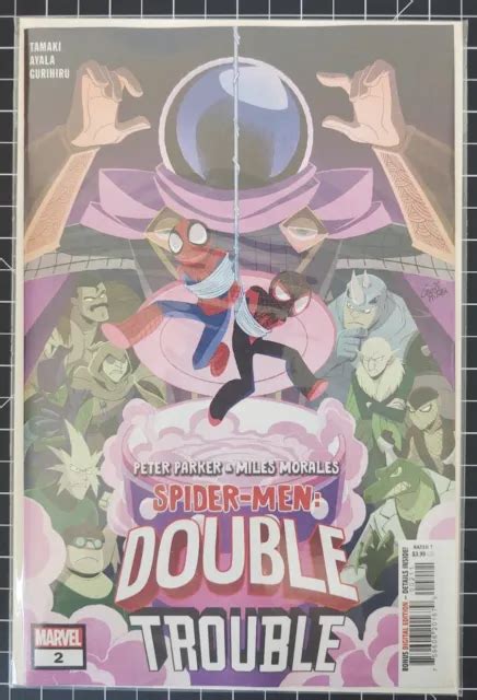Peter Parker And Miles Morales Spider Men Double Trouble 2 1a Donna
