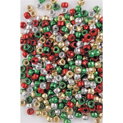 Pony Beads Christmas Pack Of 1000 Educational Colours Educational