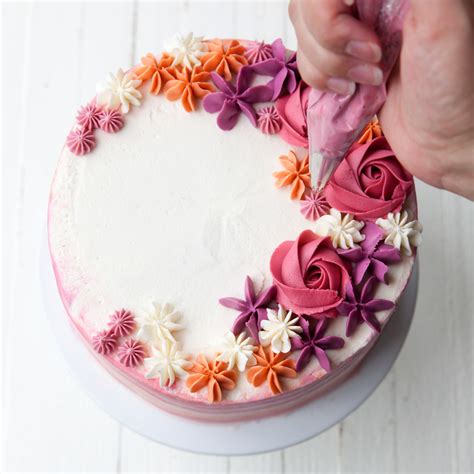 How To Make A Buttercream Flower Cake Style Sweet