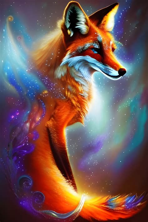Mystic Fox Ai Generated Artwork Nightcafe Creator