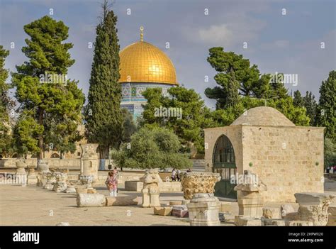 Dome Of The Rock Temple Mount Jerusalem Israel Stock Photo Alamy