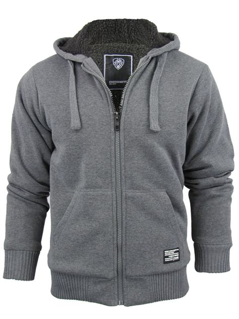 Our sherpa hoodies are selling out quickly. Mens Dissident Hoodie Sweatshirt/ Jumper Jacket 'Toulouse ...