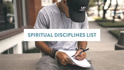 Spiritual Disciplines List Soul Shepherding