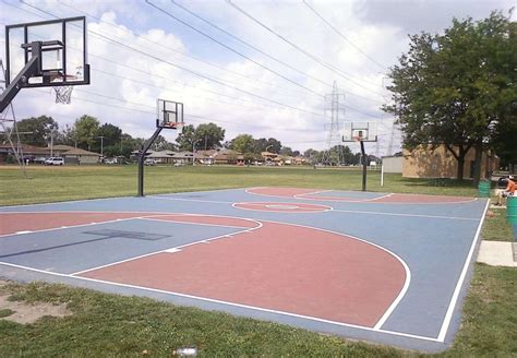 Burbank Il Basketball Court Newcastle Park Courts Of The World