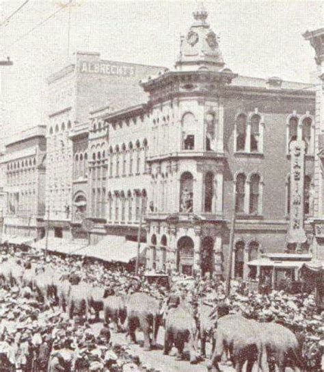 Downtown Terre Haute Ringling Bros And Barnum And Bailey 1924 Terre