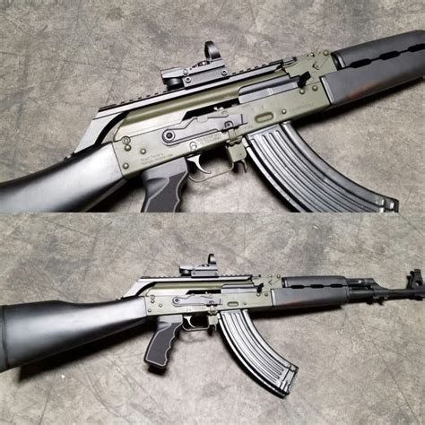 Ak47 Od Green And Graphite Black Cerakote Koted Arms Professional