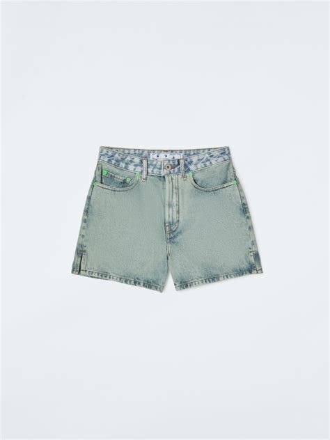 Blue Marbled Shorts Off White™ Official Site