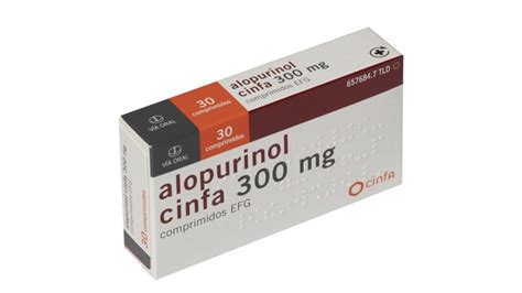 Alopurinol Cinfamed 300 Mg Comprimidos Efg 30 Comprimidos Precio 281€
