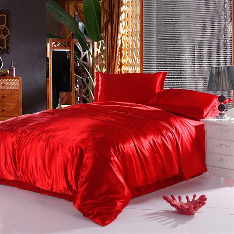 Deciding on what bedding is difficult to choose from. Chinese-Silk-Duvet-Covers-Red-Comforter-Sets-Queen-Silk ...