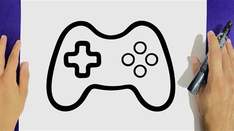 Como Dibujar Un Control De Videojuegos Youtube