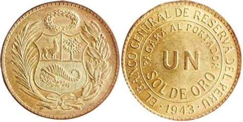 Moneda 1 Sol 1943 1965 De Perú Foronum