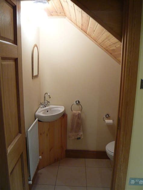 This might not even be necessary with t toilet under stairs as we will typically have at least 6 feet (182) of space. Picture G.07.1a: closet toilet | Toilettes sous escalier, Décoration toilettes, Douche sous escalier