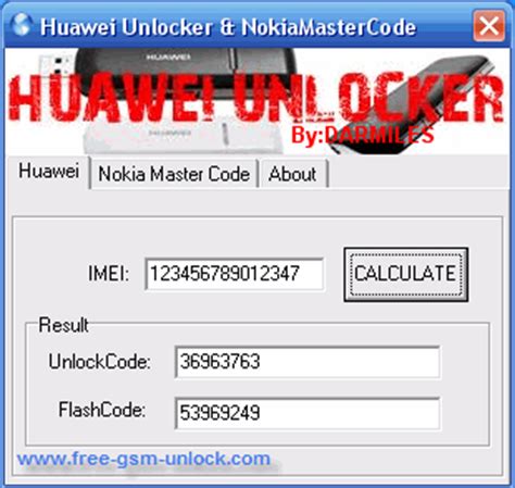 Huawei unlocker by clubs v1.2 un calculateur qui permet d'obtenir instantan ment le code de d verrouillage de certains mod les de modem huawei et. Ripon Cht: Huawei unlocker