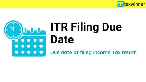 Itr Filing Last Date Ay 2023 24 Archives Taxwinner