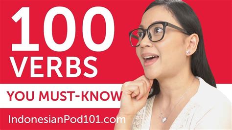 100 Verbs Every Indonesian Beginner Must Know 📝 Are You A Beginner In