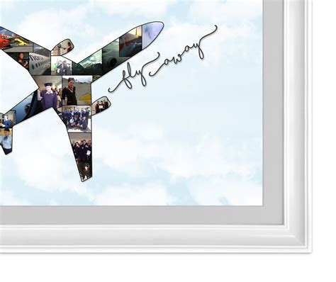 Collage De Fotos De Avión Personalizado Collages Mágicos Etsy