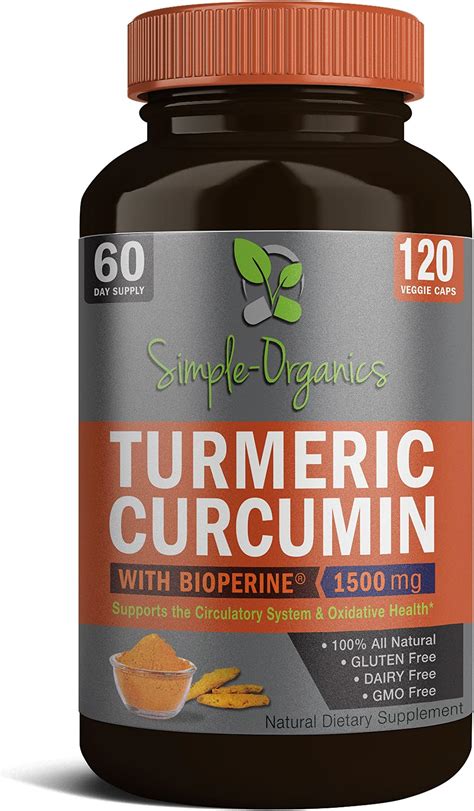 Amazon Com Turmeric Curcumin With BioPerine Black Pepper And Ginger