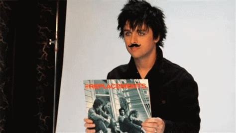 Billie Joe Mustache  Happiness Green Day Billie