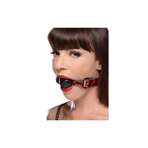 Crimson Tied Breathable Ball Gag Bondage Sm Photopoint