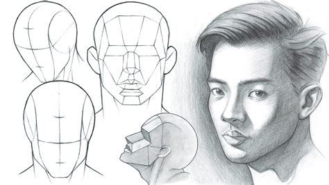 Doing it on paper is easier actually! Portrait Drawing Fundamentals Made Simple - How to Draw ...