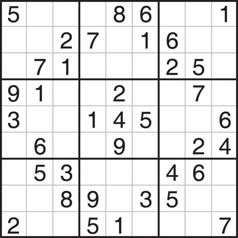 Easy Sudoku Printable Printable Sudoku Large