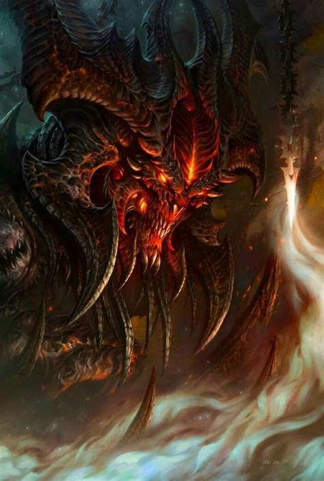 The Lord Of Terror Diablo Fantasy Demon Foto Fantasy Dark Fantasy