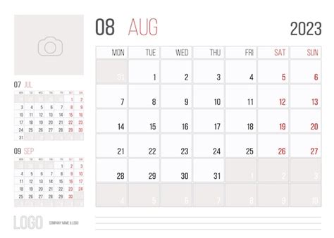 Premium Vector Calendar 2023 Planner Corporate Template Design Month